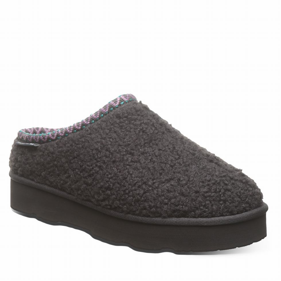 Bearpaw Snuggle Martis Pantoffels Dames Zwart | RDD5349PM