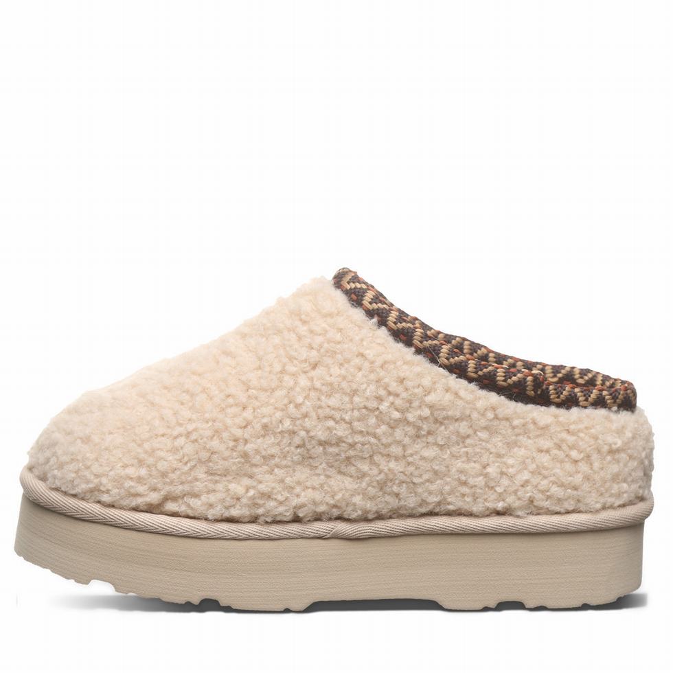 Bearpaw Snuggle Martis Youth Pantoffels Kinderen Beige | LXI4956GW