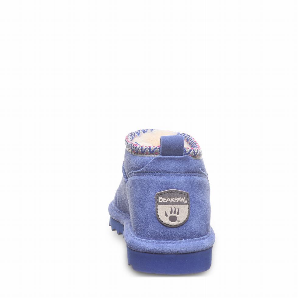 Bearpaw Super Shorty Deco Laarzen Dames Blauw | HIU5460WY