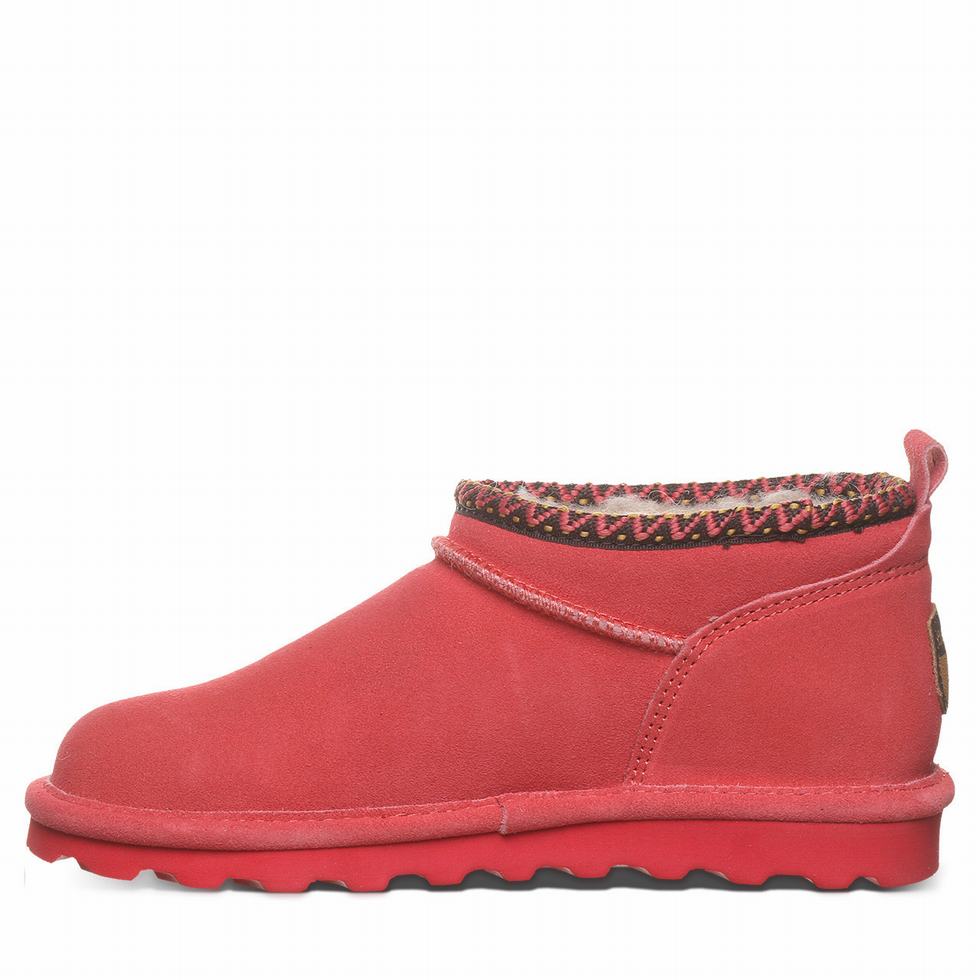 Bearpaw Super Shorty Deco Laarzen Dames Rood | JUV5070ZI