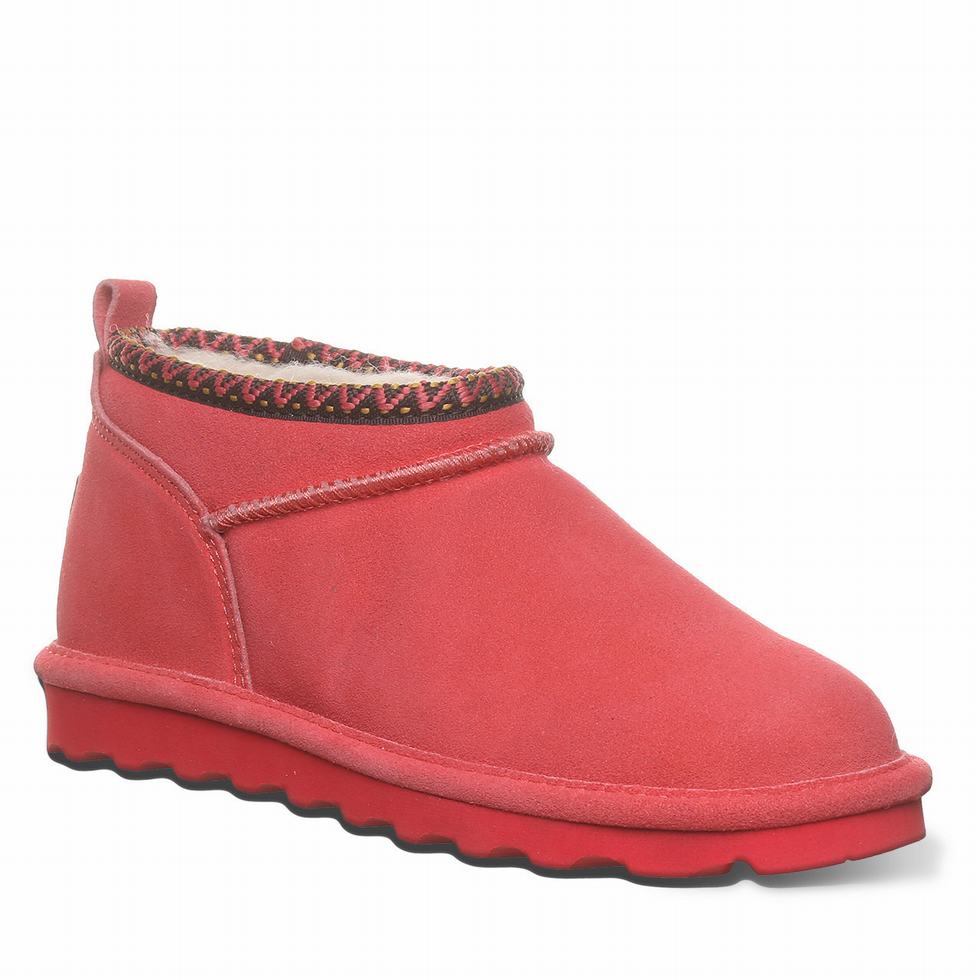 Bearpaw Super Shorty Deco Laarzen Dames Rood | JUV5070ZI