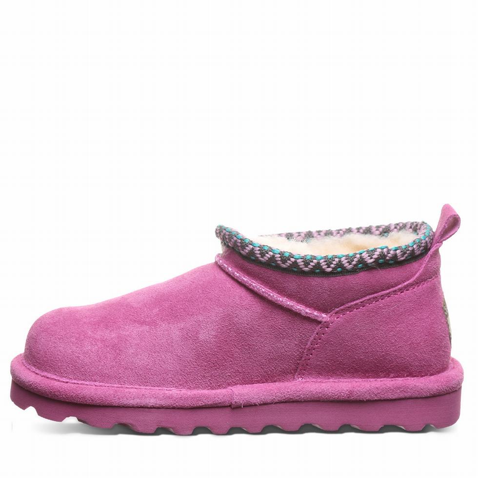 Bearpaw Super Shorty Deco Youth Laarzen Kinderen Paars | ZFC1876PJ