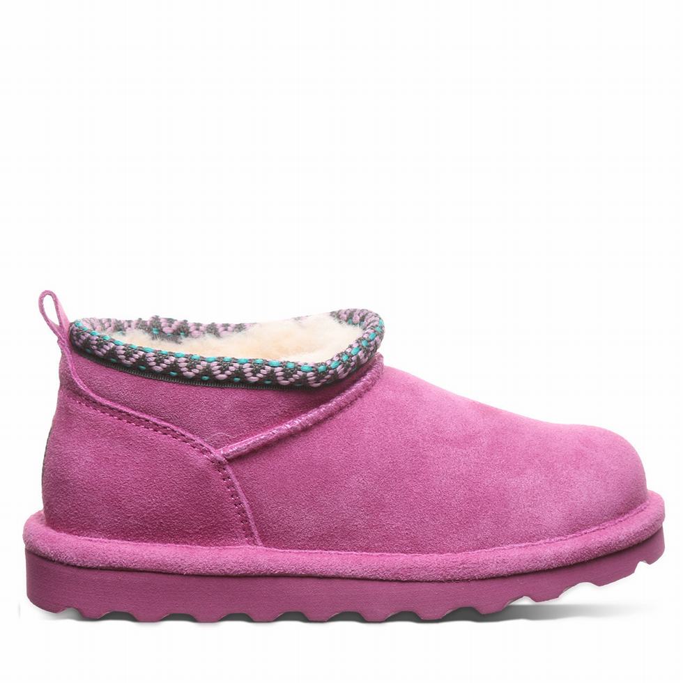 Bearpaw Super Shorty Deco Youth Laarzen Kinderen Paars | ZFC1876PJ