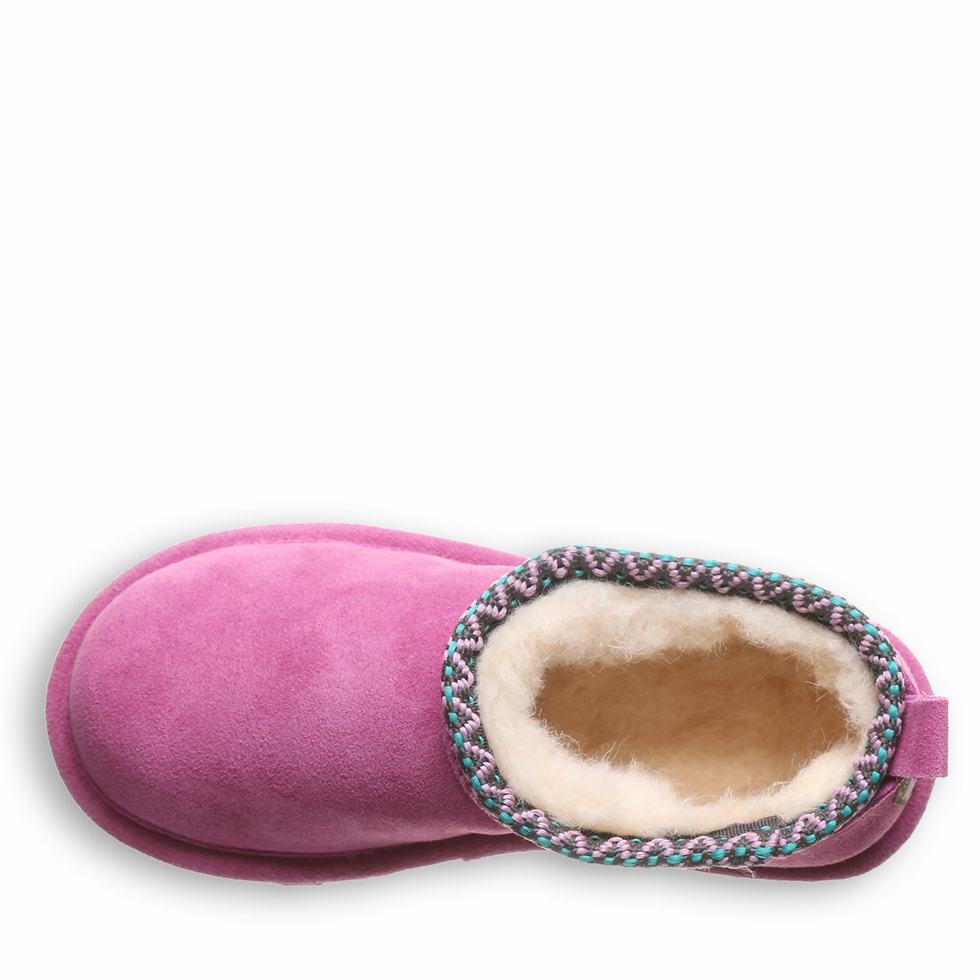 Bearpaw Super Shorty Deco Youth Laarzen Kinderen Paars | ZFC1876PJ