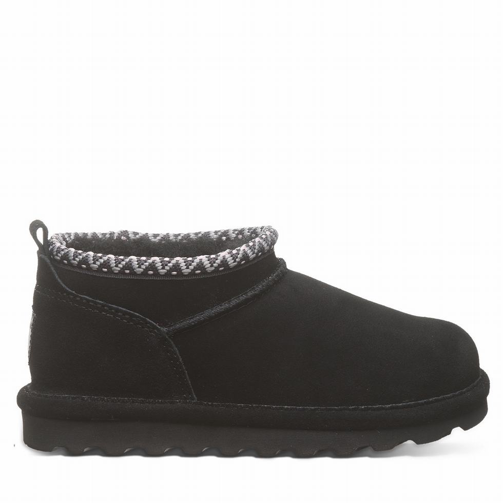 Bearpaw Super Shorty Deco Youth Laarzen Kinderen Zwart | NOY813KH