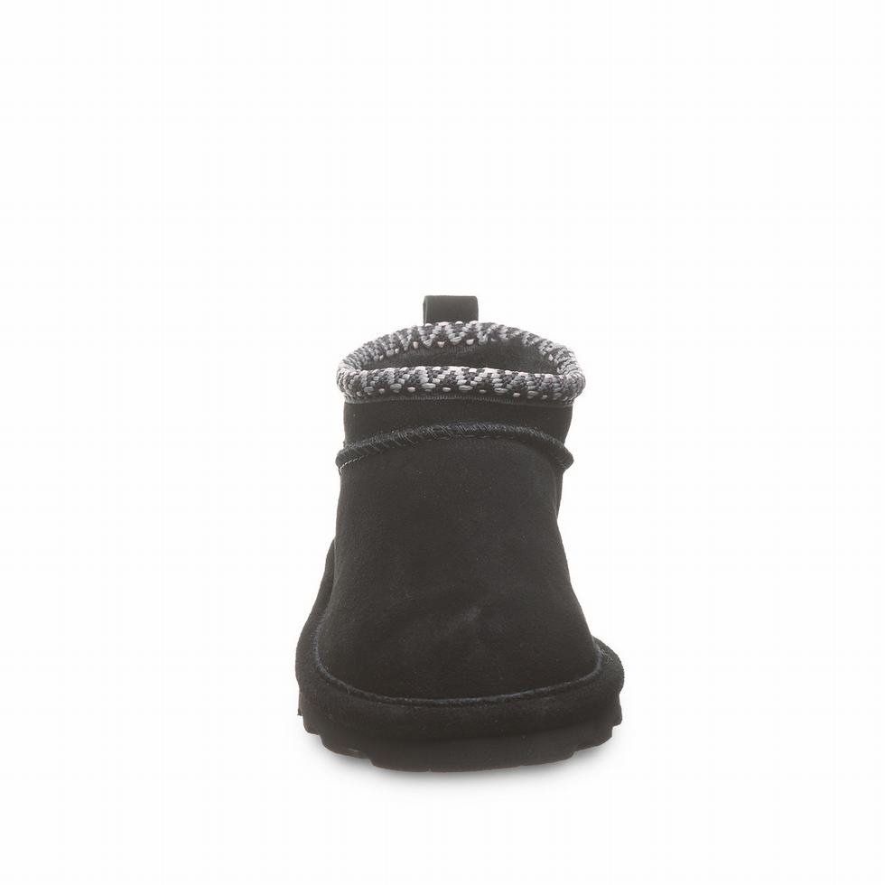 Bearpaw Super Shorty Deco Youth Laarzen Kinderen Zwart | NOY813KH