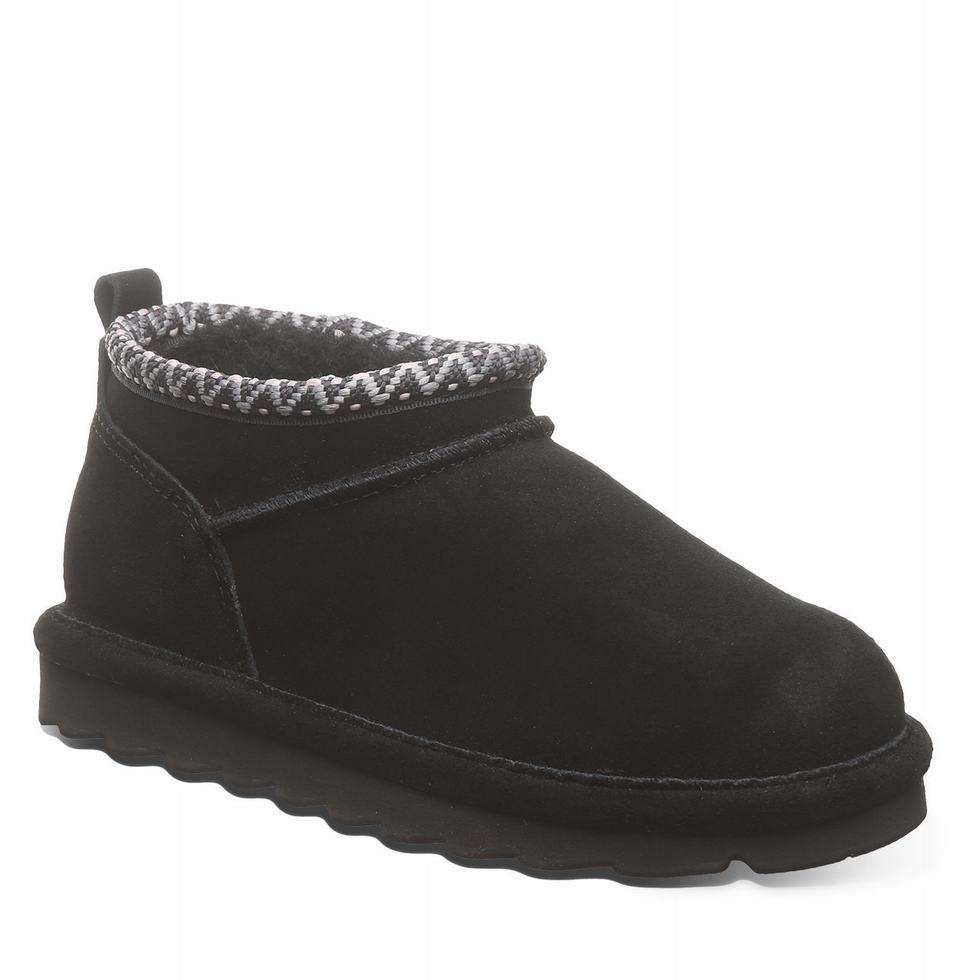 Bearpaw Super Shorty Deco Youth Laarzen Kinderen Zwart | NOY813KH