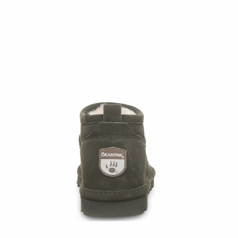 Bearpaw Super Shorty Sneeuwlaarzen Dames Groen | UWK2439AR