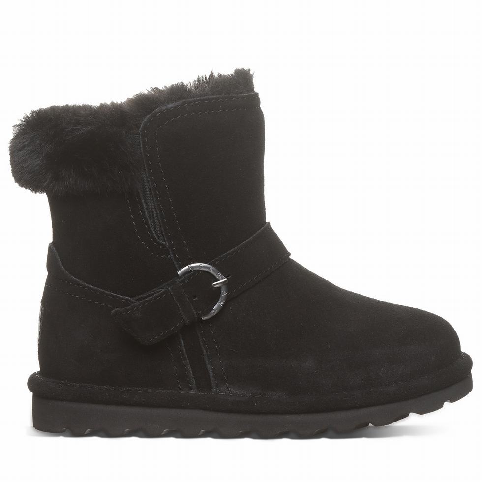 Bearpaw Tallula Youth Laarzen Kinderen Zwart | QHY3974UU