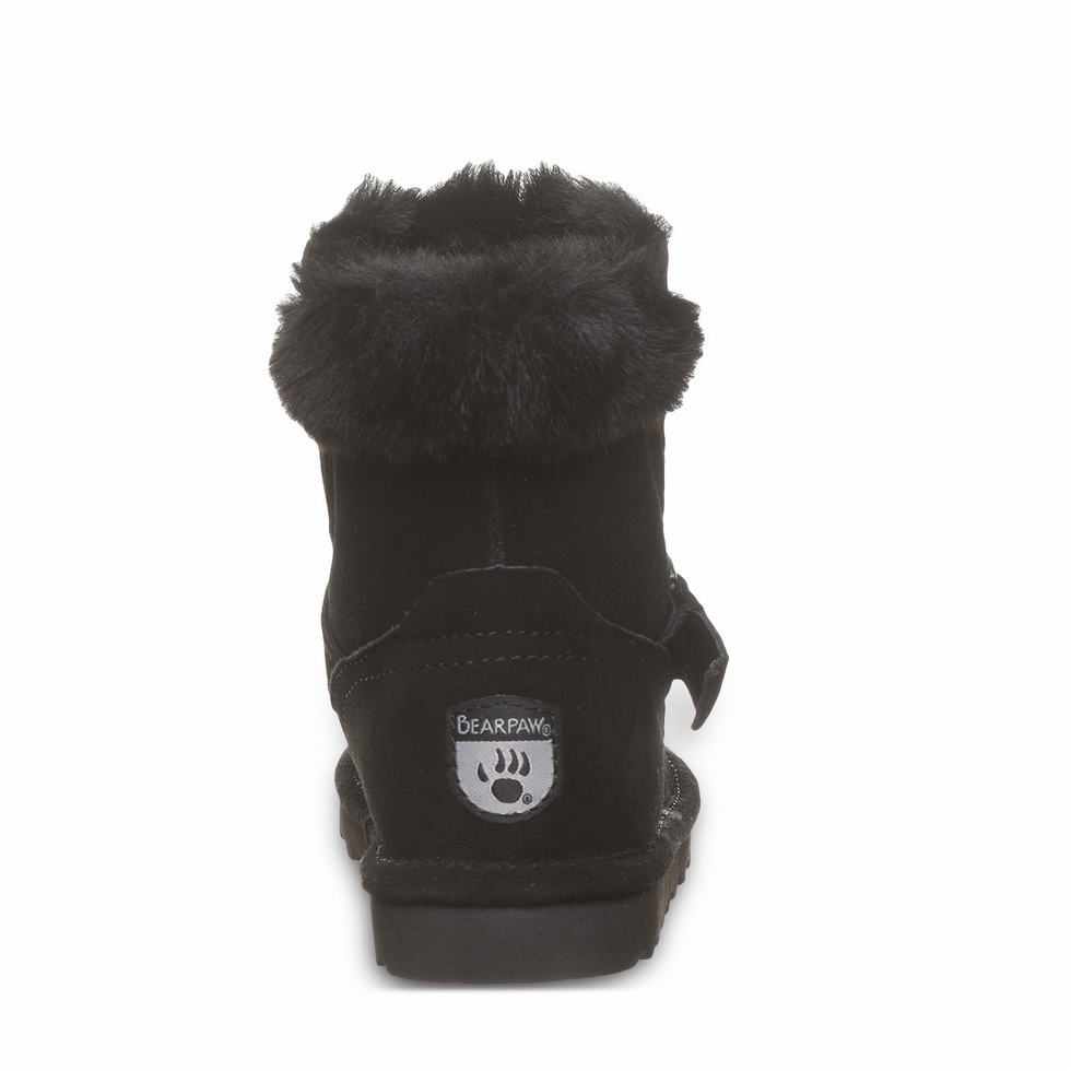 Bearpaw Tallula Youth Laarzen Kinderen Zwart | QHY3974UU