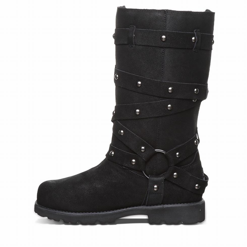 Bearpaw Theo Laarzen Dames Zwart | PJV8878GO