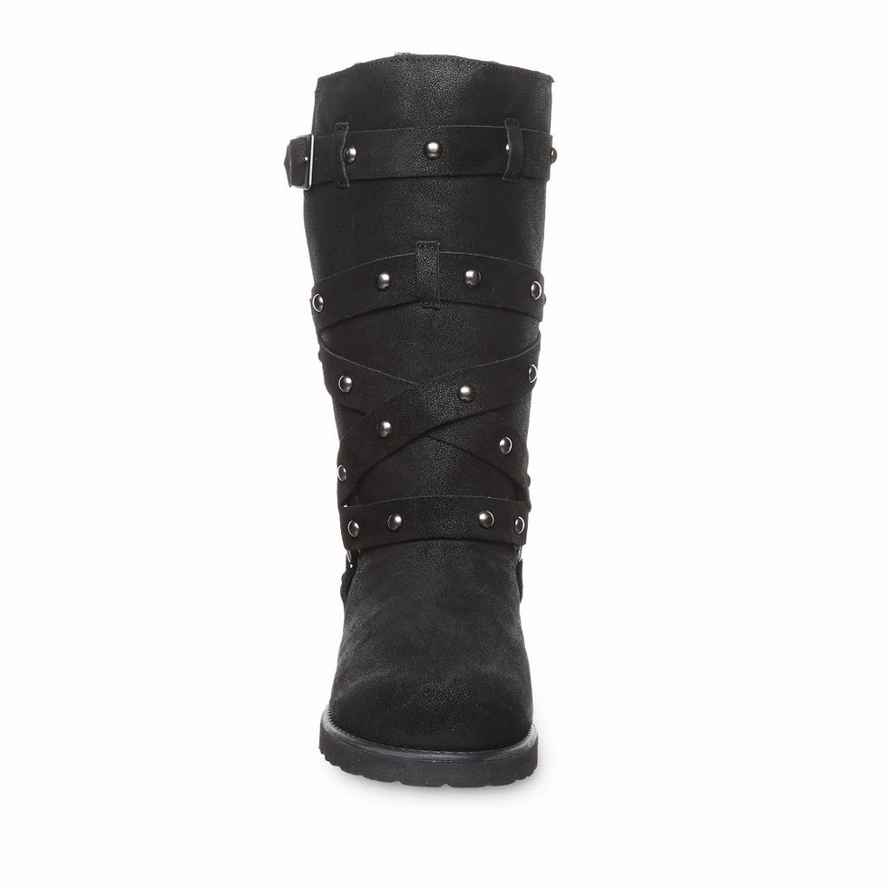 Bearpaw Theo Laarzen Dames Zwart | PJV8878GO